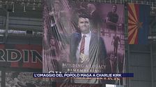 L'omaggio del popolo Maga a Charlie Kirk