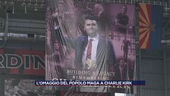 L'omaggio del popolo Maga a Charlie Kirk
