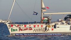Pro Pal, tra flottiglia e manifestazioni di piazza