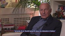 Fausto Bertinotti: "Le scelte di Trump basate solo su denaro e forza"