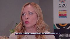 Giorgia Meloni: "Ho parlato con Trump, Europa dia priva di maturità"
