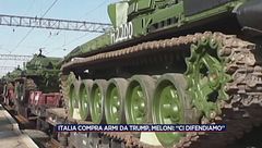 Italia compra armi da Trump, Meloni: "Ci difendiamo"