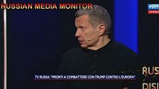 Tv russa: "Pronti a combattere con Trump contro l'Europa"