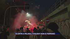 Scontri a Milano, i violenti non si fermano