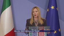 Meloni: Merz sbaglia su Trump