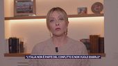 Giorgia Meloni: "L'Italia non è parte del conflitto e non vuole esserlo"