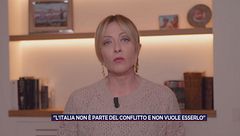 Giorgia Meloni: "L'Italia non è parte del conflitto e non vuole esserlo"