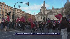 Il conflitto non si ferma e gli antagonisti tornano i piazza