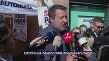 Salvini: "Il gas russo potrebbe risolvere l'emergenza"