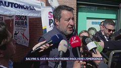 Salvini: "Il gas russo potrebbe risolvere l'emergenza"