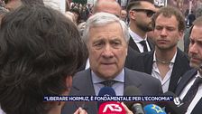 Tajani: "Liberare Hormuz è fondamentale per l'economia"
