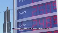 Carburante e spesa, ecco cosa spaventa gli italiani