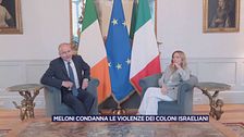Giorgia Meloni condanna le violenze dei coloni israeliani