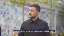 La guerra divide la politica, Sinistra all'attacco di Meloni