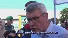 La Sinistra scende in piazza: "Restiamo uniti"