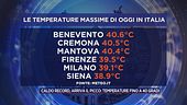 Caldo record, arriva il picco: temperature fino a 40 gradi