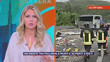 Rieti: incidente tra pullman e camper, 6 morti e 30 feriti