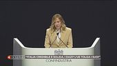 Giorgia Meloni difende l'Italia a spada tratta