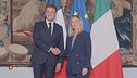 Emmanuel Macron vola a Roma