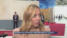 Giorgia Meloni sotto l'attacco di Elly Schlein