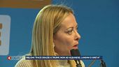 Giorgia Meloni stigmatizza e ringrazia