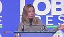 Giorgia Meloni difende la propria linea politica ed economica