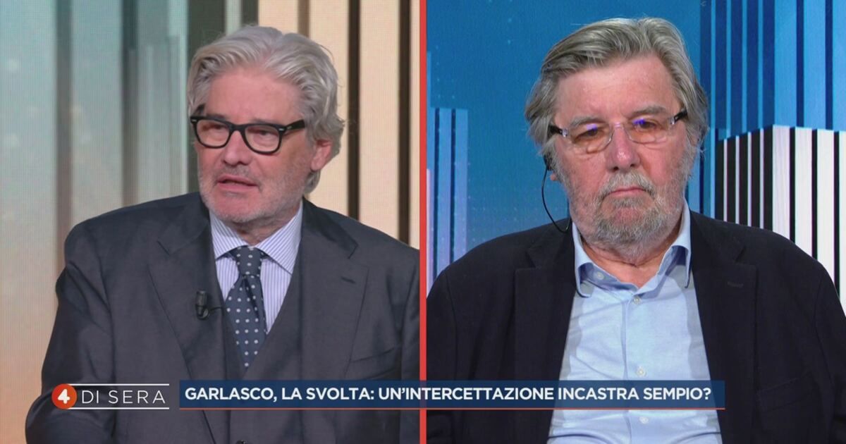 Discussione televisiva sul caso Garlasco