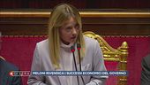 Giorgia Meloni difende l'operato del Governo italiano