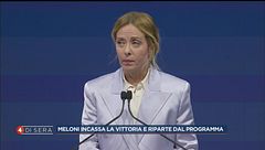 Giorgia Meloni all'assemblea generale di Confindustria