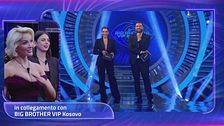 L'ingresso di Dolce e il collegamento con il Big Brother Vip Kosovo