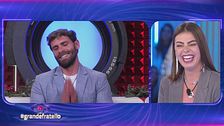 Il saluto tra Benedetta Stocchi e Domenico D'Alterio