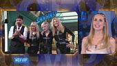 Alessandra Mussolini, Adriana Volpe e Antonella Elia in "Occhi di gatto"