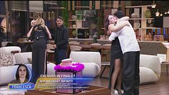 Adriana e Francesca lasciano la Casa per raggiungere lo studio