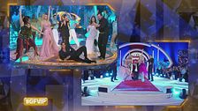I finalisti inaugurano la serata con una coreografia
