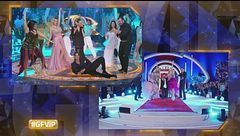 I finalisti inaugurano la serata con una coreografia