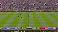 Il calcio di inizio di PSG-Atletico Madrid