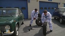 La prima manche della prova "Pit Stop"