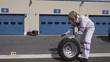 La seconda manche della prova "Pit Stop"