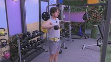 Un intenso allenamento pomeridiano