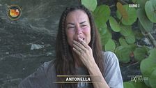 Le lacrime di Antonella Mosetti