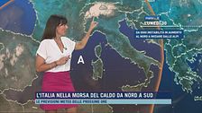 Le previsioni meteo delle prossime ore