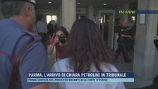 Esclusivo, l'arrivo di Chiara Petrolini in tribunale a Parma