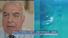 Meduse e punture di insetti, come proteggere i bambini