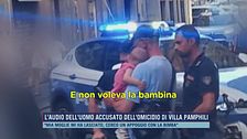 L'audio dell'uomo accusato dell'omicidio di Villa Pamphili
