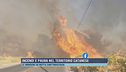 Incendi e paura nel territorio catanese