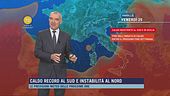 Caldo record al sud e instabilità al nord