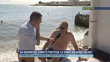 Da Giovinazzo, come si protegge la gente dai raggi solari