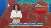 Ferragosto: caldo torrido con punte 40° e temporali pomeridiani