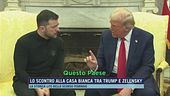 Lo scontro alla Casa Bianca tra Trump e Zelensky