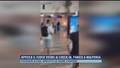 Appicca il fuoco vicino ai check-in, panico a Malpensa